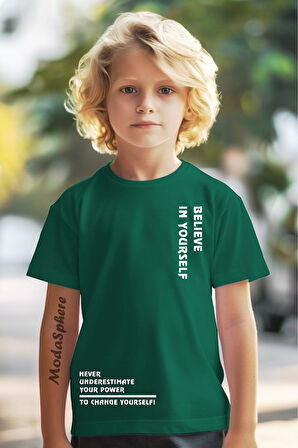 Baskılı Erkek Çocuk Tişört