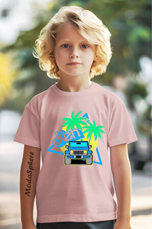 Baskılı Erkek Çocuk Oversize Tişört