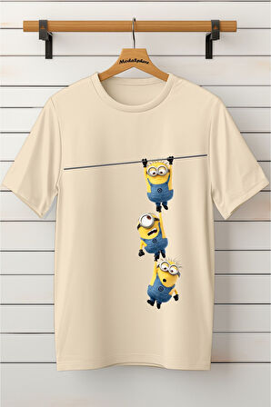 Baskılı Unisex Oversize Tişört Battal Boy