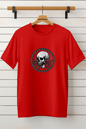 Baskılı Unisex Oversize Tişört Battal Boy