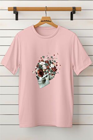 Baskılı Unisex Oversize Tişört Battal Boy