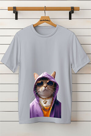 Baskılı Unisex Oversize Tişört Battal Boy