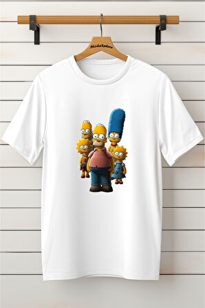 Baskılı Unisex Oversize Tişört Battal Boy