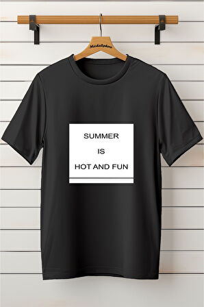 Baskılı Unisex Oversize Tişört Battal Boy