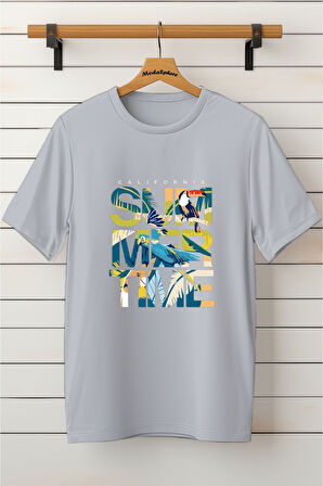 Baskılı Unisex Oversize Tişört Battal Boy