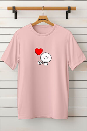 Baskılı Unisex Oversize Tişört Battal Boy