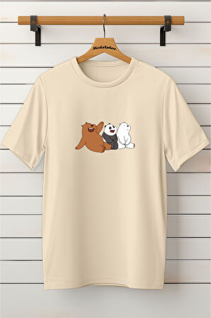 Baskılı Unisex Oversize Tişört Battal Boy