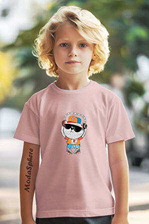 BASKILI BİSİKLET YAKA KISA KOLLU ÇOCUK TİŞÖRT