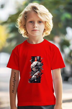 BASKILI BİSİKLET YAKA KISA KOLLU ÇOCUK TİŞÖRT