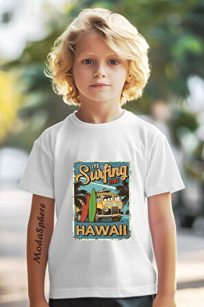 BASKILI BİSİKLET YAKA KISA KOLLU ÇOCUK TİŞÖRT