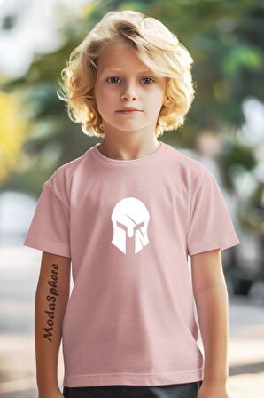 BASKILI BİSİKLET YAKA KISA KOLLU ÇOCUK TİŞÖRT