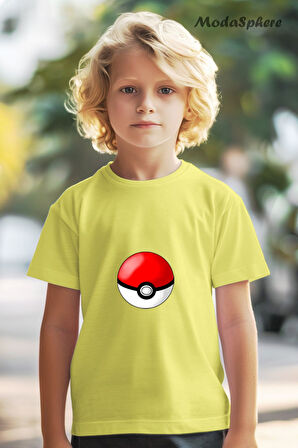 BASKILI BİSİKLET YAKA KISA KOLLU ÇOCUK TİŞÖRT