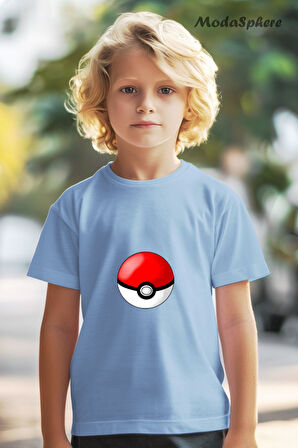 BASKILI BİSİKLET YAKA KISA KOLLU ÇOCUK TİŞÖRT