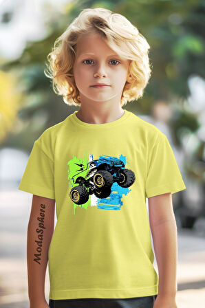 OFFROAD ARAÇ BASKILI ÇOCUK TİŞÖRT