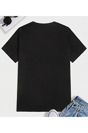 Red Cherries Baskılı Oversize Unisex Tshirt