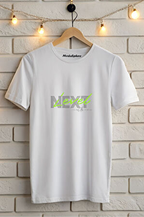 LEVEL Baskılı Unisex Oversize Tişört