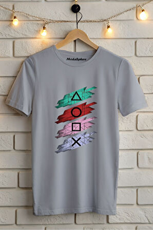 Squid Game Sembol Baskılı Unisex Oversize Tişört