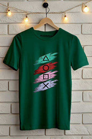 Squid Game Sembol Baskılı Unisex Oversize Tişört