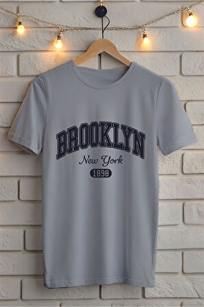 Brooklyn Baskılı Unisex Tişört