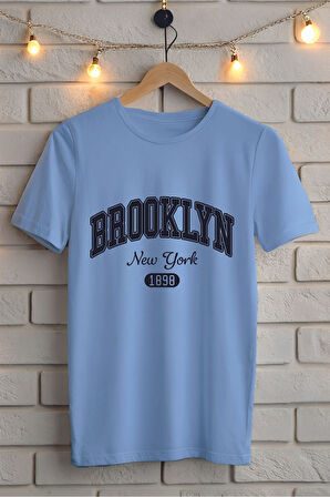 Brooklyn Baskılı Unisex Tişört