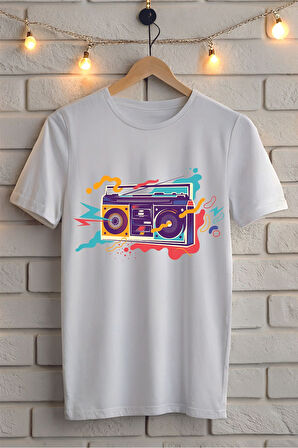 Baskılı Unisex Oversize Tişört