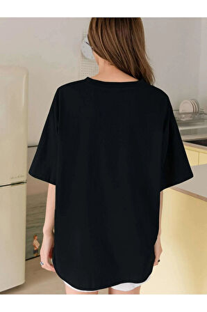 Kadın Holiday 1961 Baskılı Oversıze T-shirt