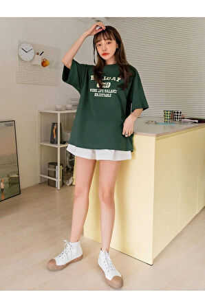 Kadın Holiday 1961 Baskılı Oversıze T-shirt