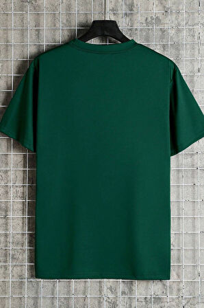 Ayıcık Tişört - Beyaz Baskılı Oversize Yazlık Kısa Kol T-Shirt Bisiklet Yaka