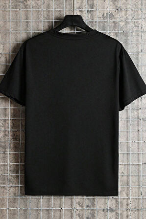 Ayıcık Tişört - Beyaz Baskılı Oversize Yazlık Kısa Kol T-Shirt Bisiklet Yaka