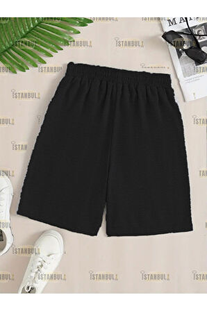 Dil Baskılı- Erkek Regular Fit Cepli Şort