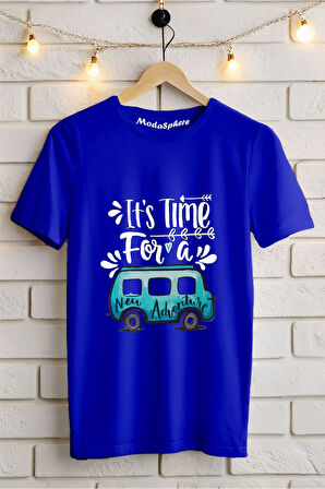 Retro Car Baskılı Unisex Oversize Tişört