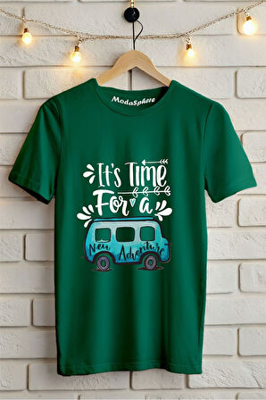 Retro Car Baskılı Unisex Oversize Tişört