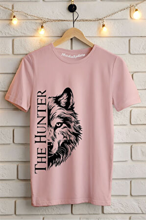 THE HUNTER Baskılı Unisex Oversize Tişört