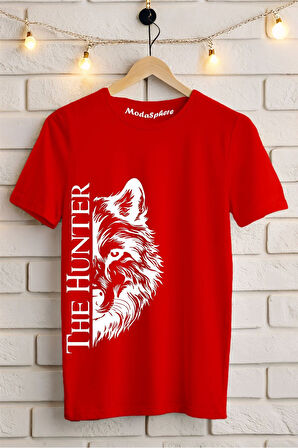 THE HUNTER Baskılı Unisex Oversize Tişört