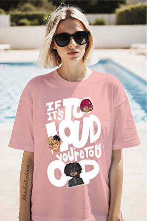 If It's Baskılı Unisex Oversize Tişört
