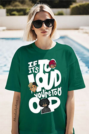 If It's Baskılı Unisex Oversize Tişört