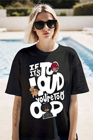 If It's Baskılı Unisex Oversize Tişört