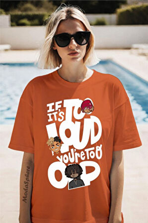 If It's Baskılı Unisex Oversize Tişört