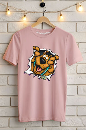 Scooby Doo Baskılı Unisex Oversize Tişört