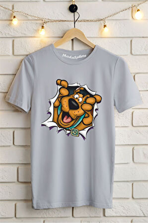 Scooby Doo Baskılı Unisex Oversize Tişört