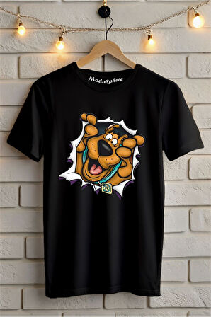Scooby Doo Baskılı Unisex Oversize Tişört