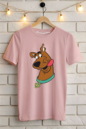 Scooby-Do Baskılı Unisex Oversize Tişört