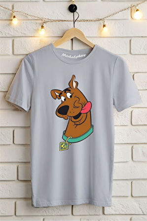 Scooby-Do Baskılı Unisex Oversize Tişört