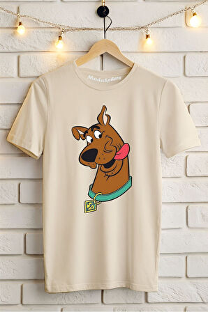 Scooby-Do Baskılı Unisex Oversize Tişört