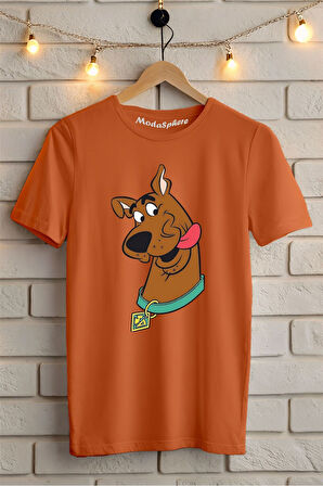 Scooby-Do Baskılı Unisex Oversize Tişört