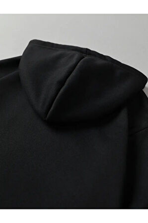 Eşsiz Desen Kalın İçi Yumuşacık Sweatshirt