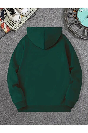 Eşsiz Desen Kalın İçi Yumuşacık Sweatshirt