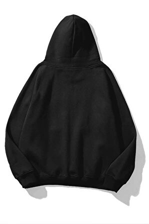 Peluş Ayı Baskılı Kapüşonlu Sweatshirt