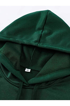 Cherry Baskılı Kapüşonlu Sweatshirt