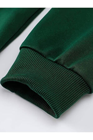 Cherry Baskılı Kapüşonlu Sweatshirt